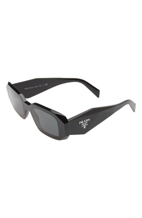 prada runway sunglasses price|runway 49mm rectangular sunglasses.